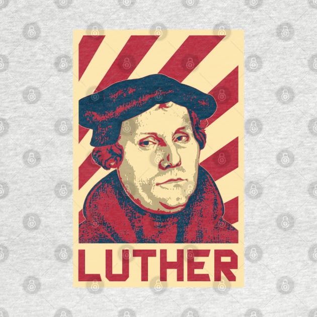 Martin Luther Retro Propaganda by Nerd_art